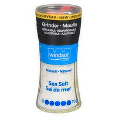 Windsor - Natural Sea Salt Grinder, 70 Gram