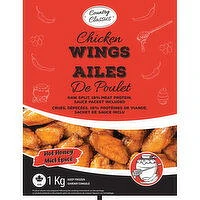 Country Classics - Chicken Wings, Hot Honey, 1 Kilogram