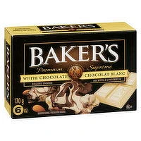 BAKER'S - White Chocolate Baking Bar, 170 Gram