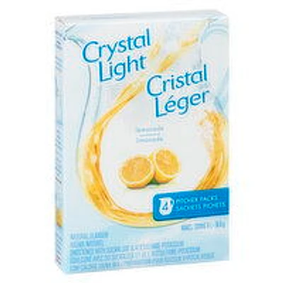 Crystal Light - Drink Mix Lemonade Low Calorie, 4 Each