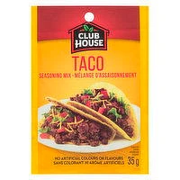 Club House - Seasoning - Taco, 35 Gram