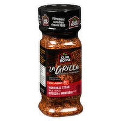 Club House - La Grille Spicy Montreal Steak Spice, 157 Gram