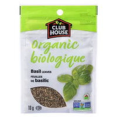 Club House - Organic Basil Leaves, 10 Gram
