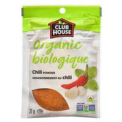 Club House - Organic Chili Powder, 31 Gram