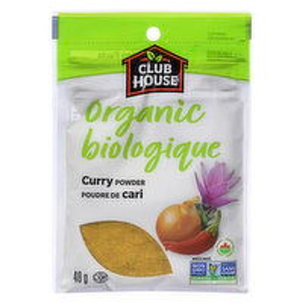 Club House - Organic Curry Powder, 40 Gram