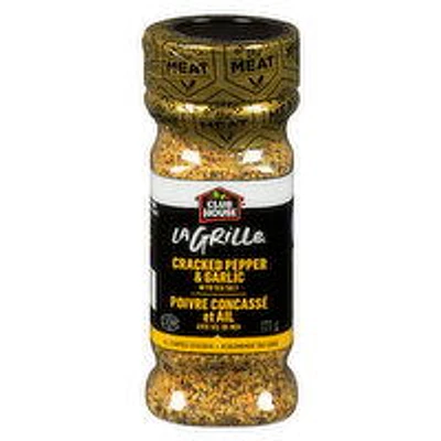 Club House - La Grille All Purpose Seasoning, Gracked Pepper & Garlic, 171 Gram