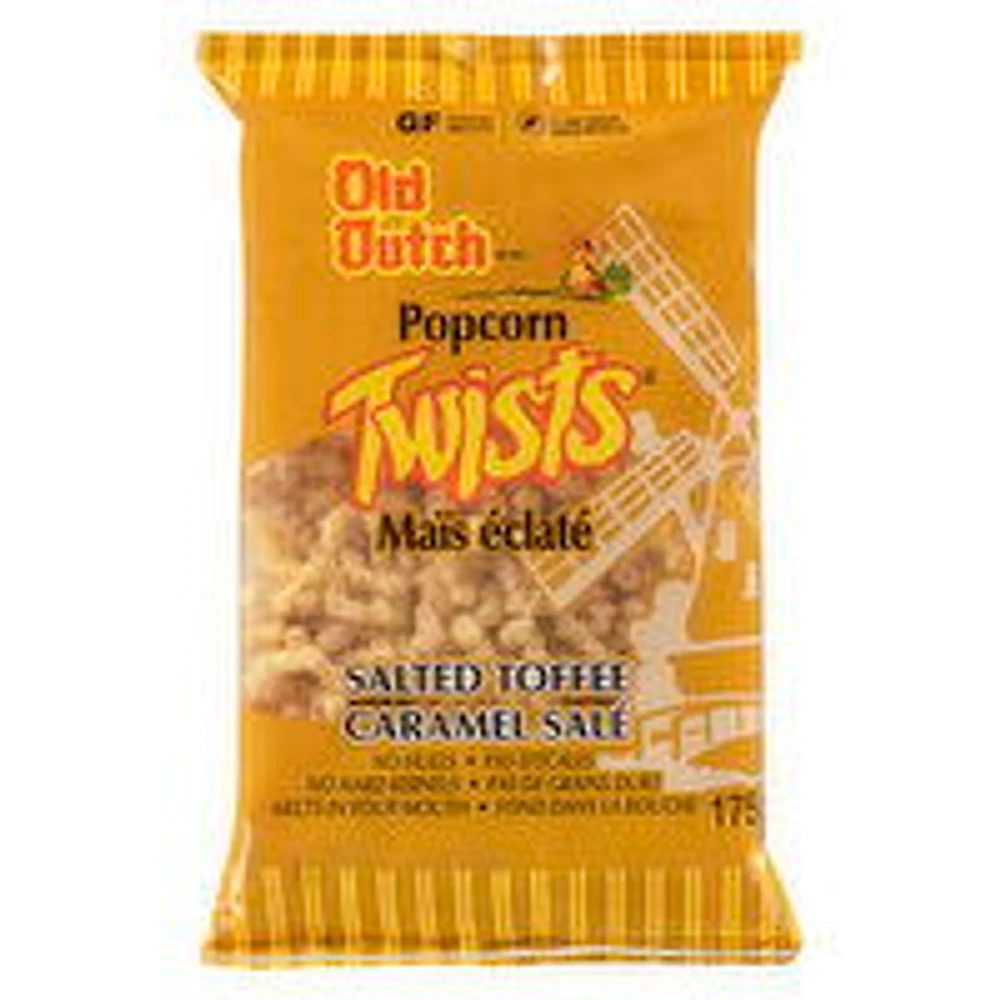 Old Dutch - Popcorn Twists Salted Toffee, 175 Gram