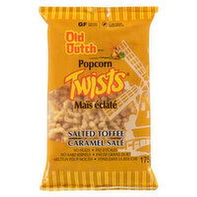 Old Dutch - Popcorn Twists Salted Toffee, 175 Gram