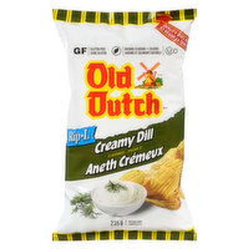 Old Dutch - Rip-L Creamy Dill, 235 Gram