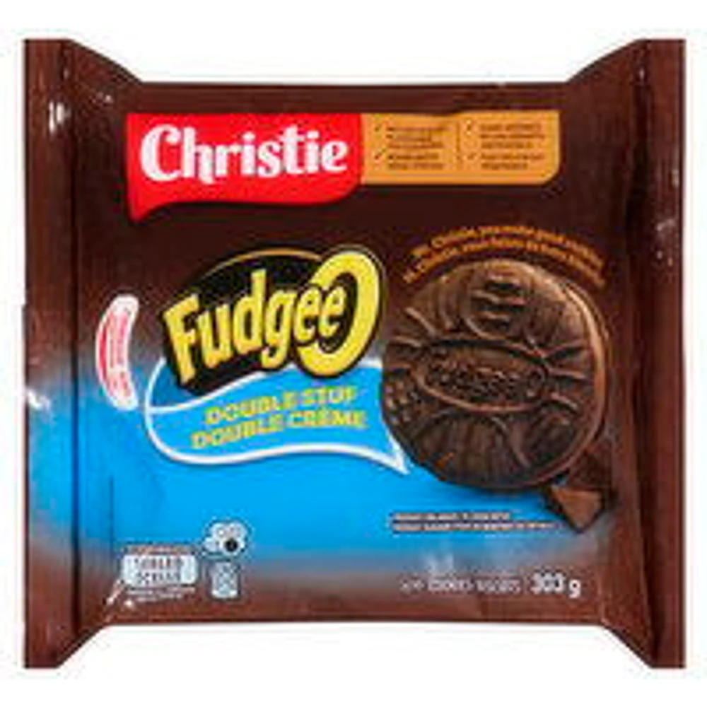 Christie - Fudgee-O Double Stuf Creme Filled Sandwich Cookies, 303 Gram