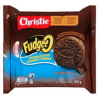 Christie - Fudgee-O Double Stuf Creme Filled Sandwich Cookies, 303 Gram