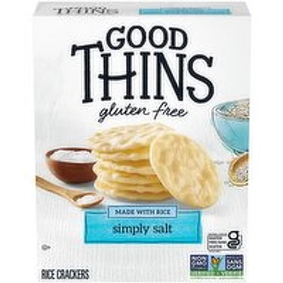 Christie - Good Thins Rice Simply Salt Crackers, 100 Gram