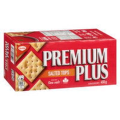 Christie - Premium Plus Salted Tops Crackers, 450 Gram