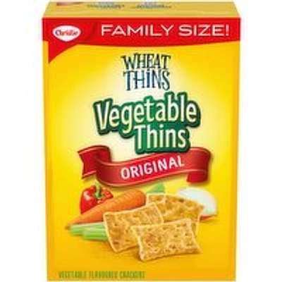 Wheat Thins - Vegetable Thins Family Size Crackers, 350 Gram