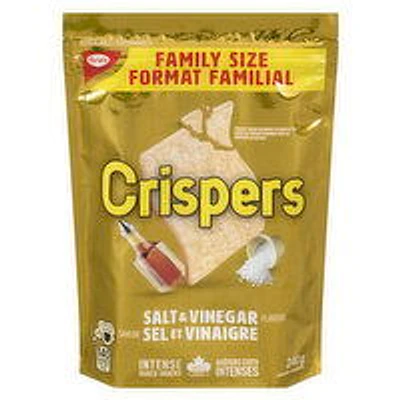Christie - Crispers, Salt & Vinegar Crackers Fam. Size, 240 Gram