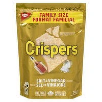 Christie - Crispers, Salt & Vinegar Crackers Fam. Size, 240 Gram