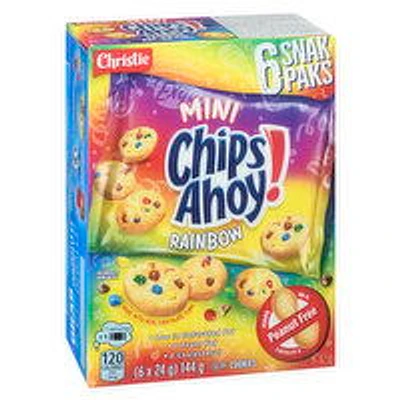 Christie - Chips Ahoy Minis Rainbow, 6 pack, 144 Gram