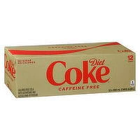 Coca-Cola - Diet Coke Caffeine Free 355mL Cans, 12 Each