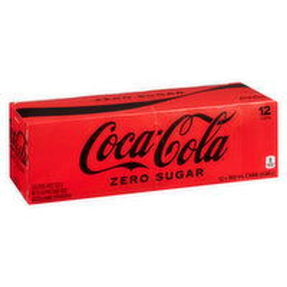 Coca-Cola - Zero Sugar 355mL Cans, 12 Each