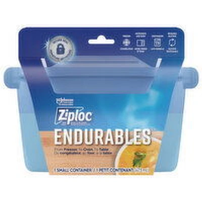 Ziploc - Endurables Small Container, Reusable Silicone, 473 Millilitre