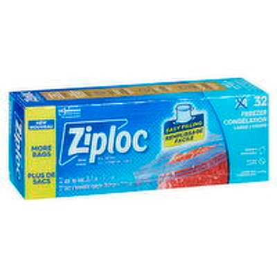 Ziploc - Freezer Bags Family Pack - Large, 28 Each