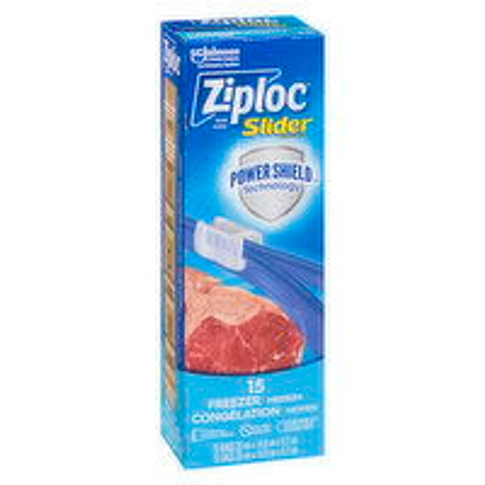 Ziploc - Slider Freezer Bags Medium, 15 Each