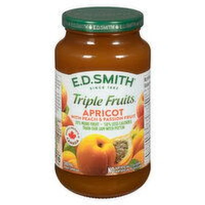 E.D. Smith - Triple Fruits Jam - Apricot Peach Passion Fruit, 500 Millilitre