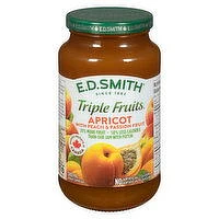 E.D. Smith - Triple Fruits Jam - Apricot Peach Passion Fruit, 500 Millilitre
