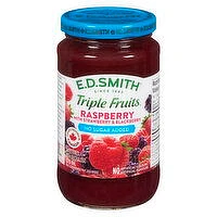 E.D. Smith - Triple Fruits Raspberry No Sugar Added, 375 Millilitre