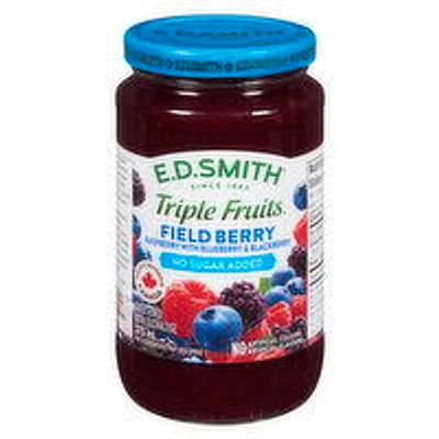 E.D. Smith - Triple Fruit Fieldberry No Sugar Added, 375 Millilitre