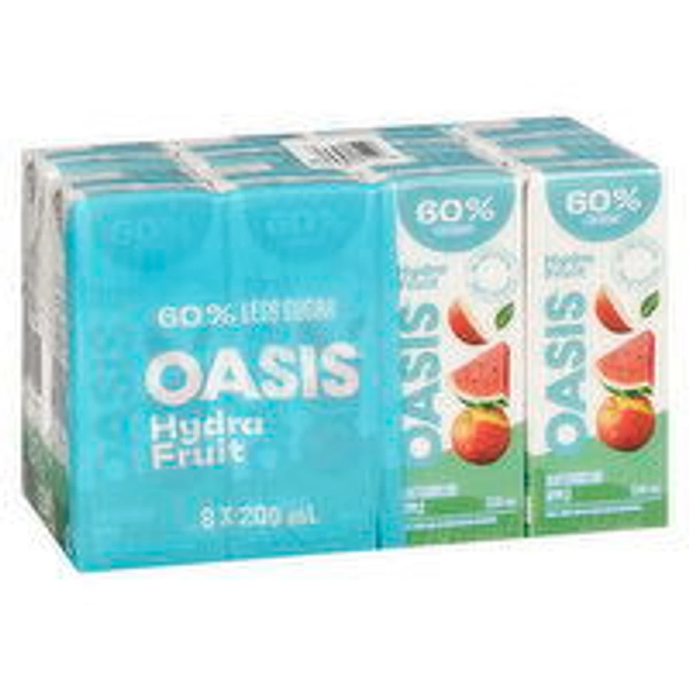 Oasis - Hydrafruit Watermelon Apple Fruit Juice Boxes, 8 Each