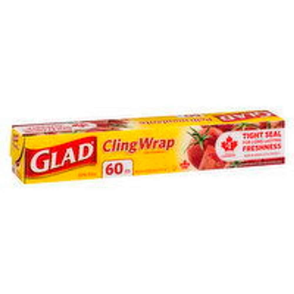 Glad - ClingWrap, Clear Food Wrap 60m, 1 Each