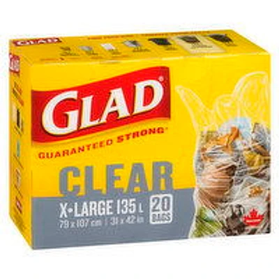 Glad - Clear Garden Bags, 20 Pack, 20 Each