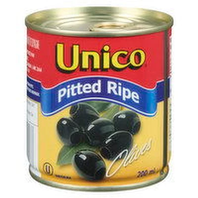 Unico - Pitted Ripe Olives, 200 Millilitre