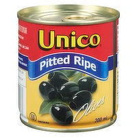 Unico - Pitted Ripe Olives, 200 Millilitre