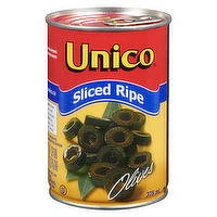 Unico - Sliced Ripe Olives, 375 Millilitre