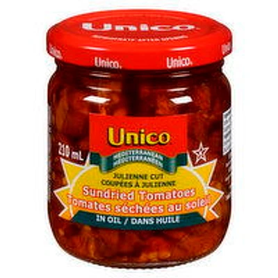 Unico - Mediterranean Julienne Cut Sundried Tomatoes, 210 Millilitre