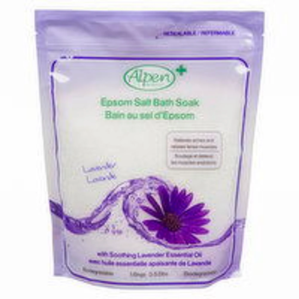 Alpen Secrets - Epsom Salt Bath Soak - Lavender, 1.6 Kilogram