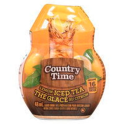 Country Time - Lemon Iced Tea Liquid Drink Mix, 48 Millilitre
