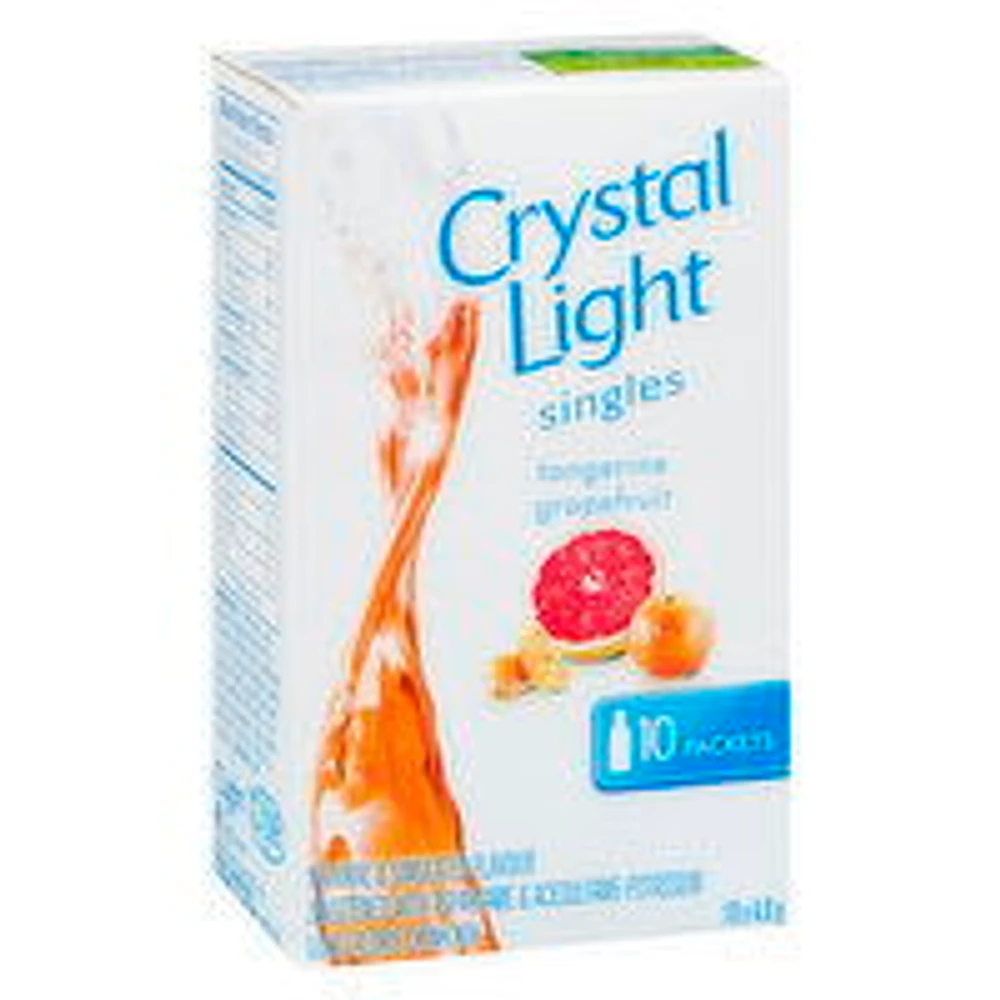 Crystal Light - Singles Tangerine Grapefruit Low Calorie Drink Mix, 10 Each