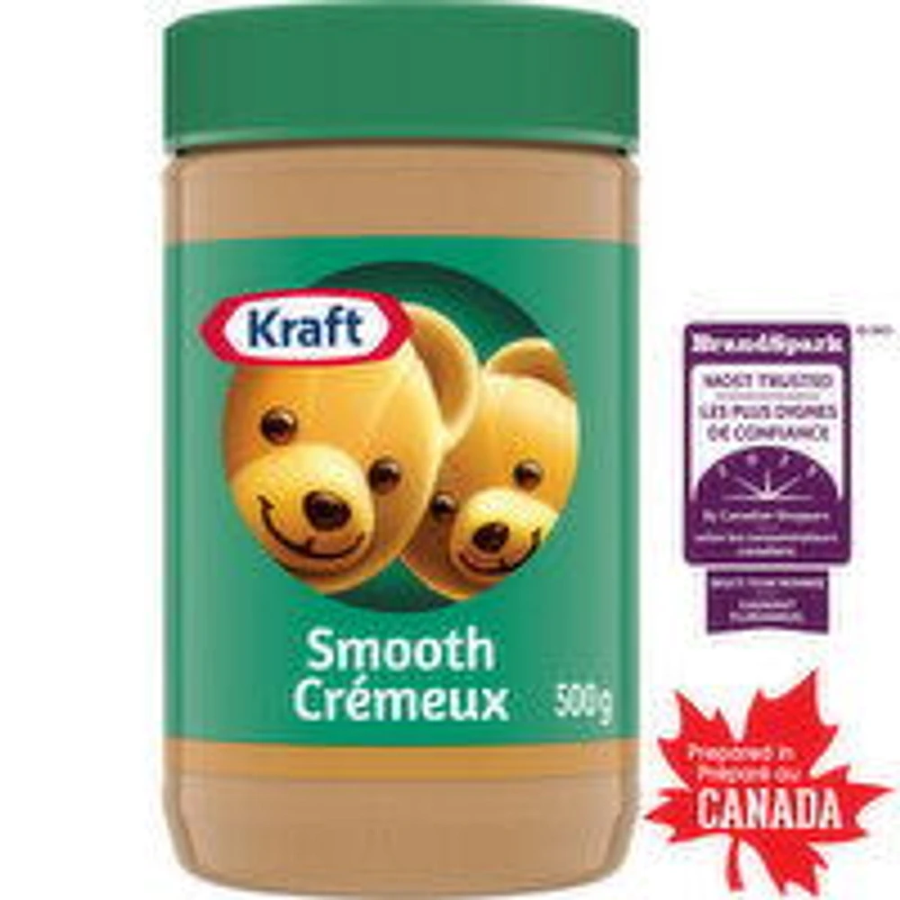 Kraft - Kraft Smooth Peanut Butter, 500 g Jar, 500 Gram