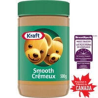 Kraft - Kraft Smooth Peanut Butter, 500 g Jar, 500 Gram
