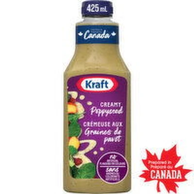 Kraft - Creamy Poppyseed Dressing, 425 Millilitre