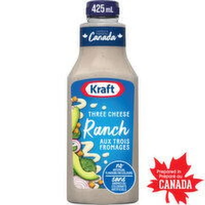 Kraft - Three Cheese Ranch Dressing, 425 Millilitre