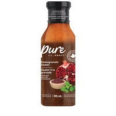 Pure J.L. Kraft - Pomegranate Zaatar Dressing & Marinade, 355 Millilitre