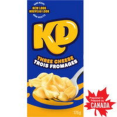 Kraft - Dinner Three Cheese Macaroni and Cheese Dinner, 175 Gram