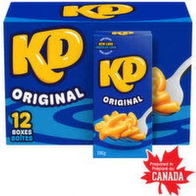 Kraft - Original Macaroni and Cheese Dinner, 12 Each