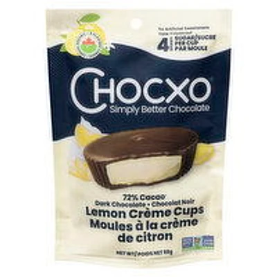 ChocXO - Dark Chocolate Lemon Creme Cups, 98 Gram