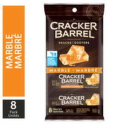 Cracker Barrel - Marble Cheddar Cheese Snacks, 8 Each