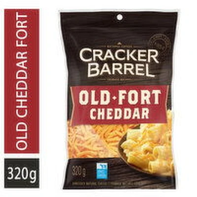 Cracker Barrel - Old Cheddar Shredded Cheese, 320 Gram